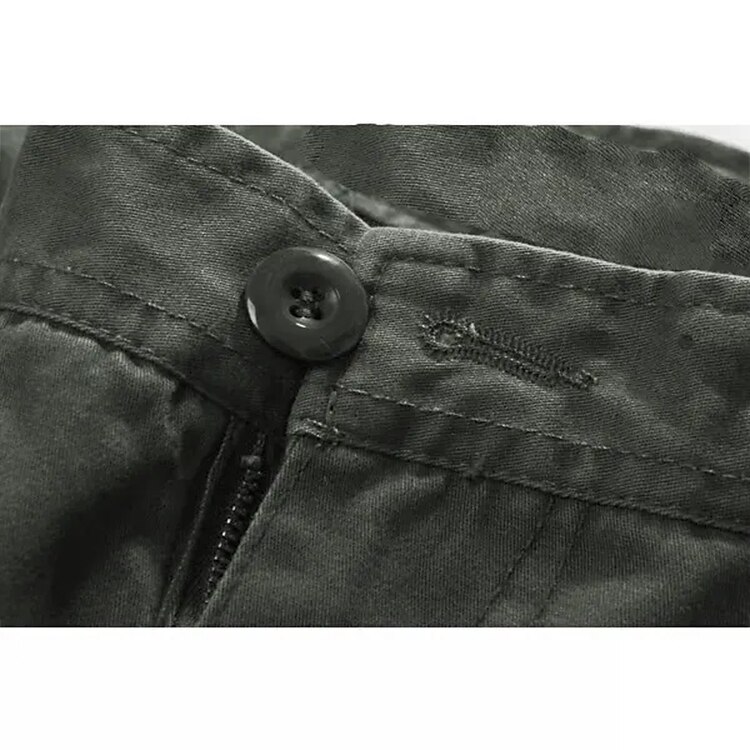 Men's Cargo Pants Trousers Multi Pocket Plain Wearable Outdoor Casual Daily Cotton Blend Fashion Classic Black Army Green