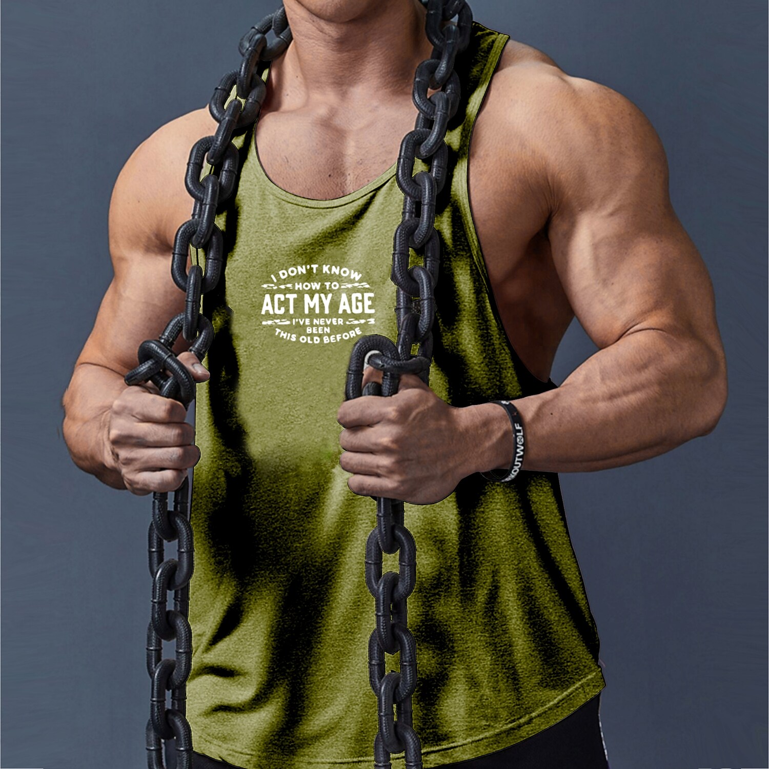 Men's Running Tank Top Gym Sleeveless Vest / Gilet Athletic Breathable Soft Fitness Workout Sportswear Top