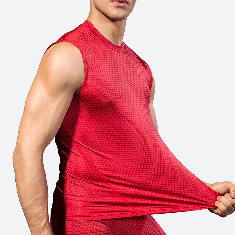 Men's Tank Top Vest Top Undershirt Muscle Shirt Moisture Wicking Shirts Snake Print Crew Neck Athleisure Vacation Sleeveless Clothing Apparel Sports Fashion Streetwear