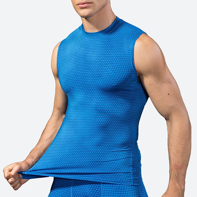 Men's Tank Top Vest Top Undershirt Muscle Shirt Moisture Wicking Shirts Snake Print Crew Neck Athleisure Vacation Sleeveless Clothing Apparel Sports Fashion Streetwear