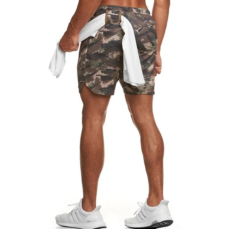 Men's Active Casual Shorts Print Camouflage Comfort Breathable Outdoor Daily Going out Fashion Streetwear 