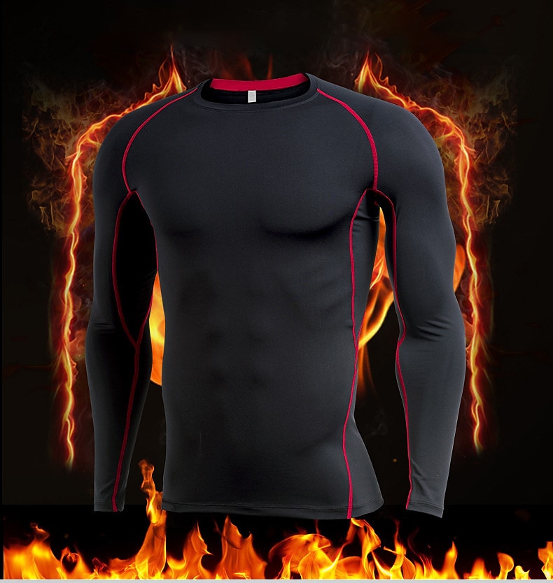 Men's T shirt Tee Striped Round Neck Black and Red Black / Red Black / Gray Black Black / Red Sports Vacation Clothing Apparel Sportswear