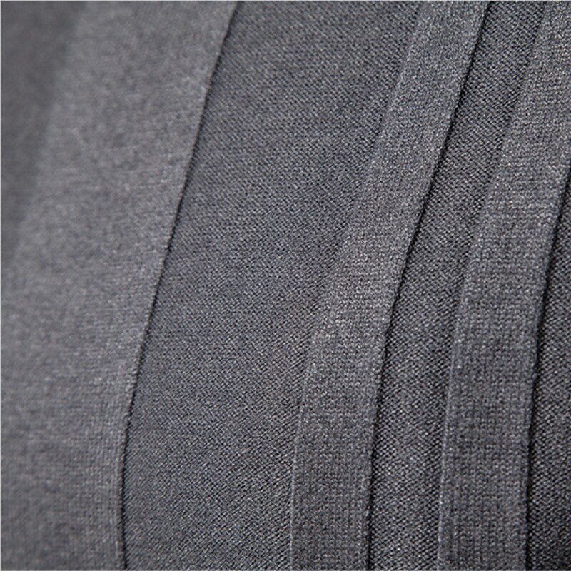 Men's Pullover Sweater Jumper Turtleneck Sweater Ribbed Knit Cropped Knitted Solid Color Turtleneck Keep Warm