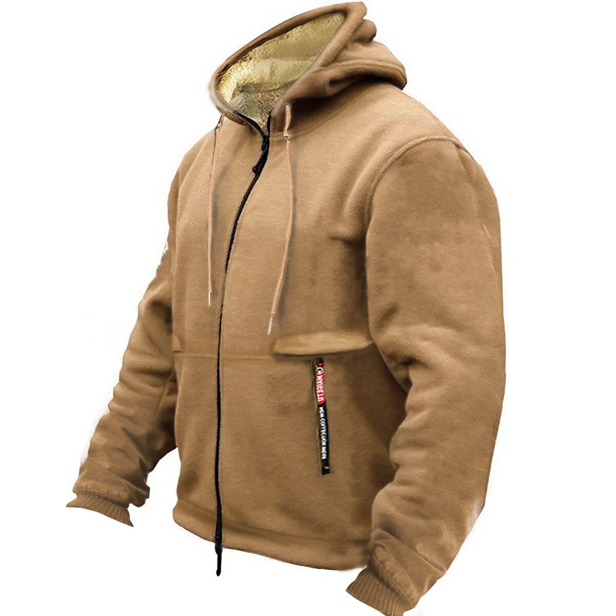 Men's Full Zip Hoodie Jacket Streetwear Fleece Basic Designer Casual l Hoodies Sweatshirts