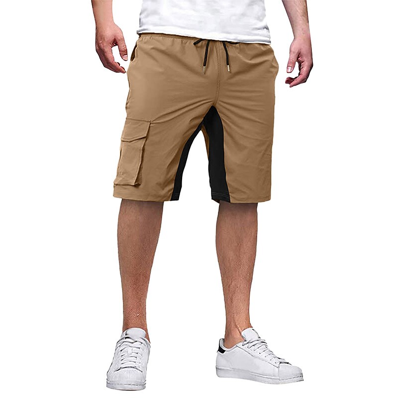 Men's Cargo Shorts Casual Shorts Pocket Plain Comfort Breathable Outdoor Daily Going out Casual Shorts 