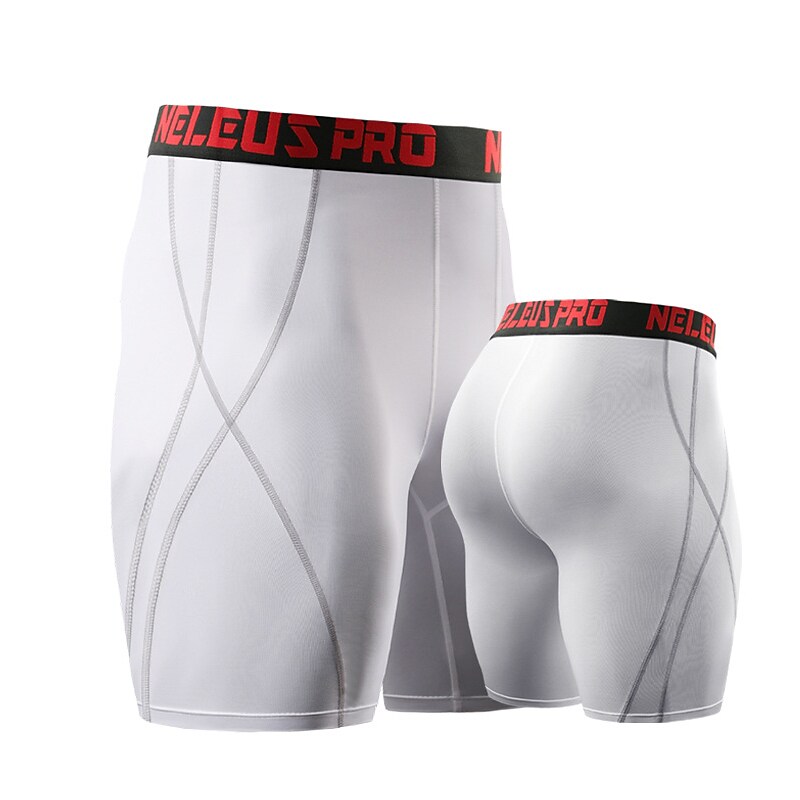 Men's Running Compression Shorts Bottoms Athletic Breathable Moisture Wicking Soft Yoga Fitness Gym Workout Sportswear 