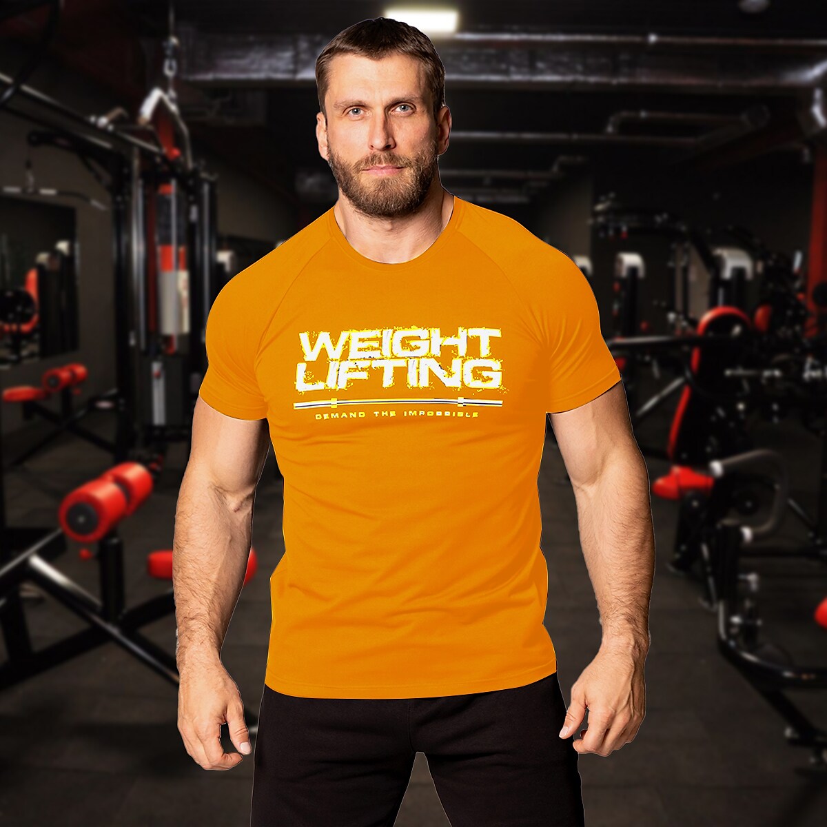 Men's Running Gym Short Sleeve T-shirt Athletic Breathable Wicking Sof