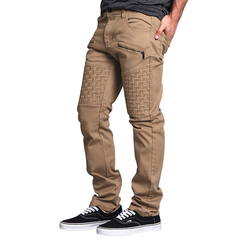 Men's Cargo Trousers Patchwork Plain Comfort Breathable Outdoor Daily Going out Fashion Casual Pants 