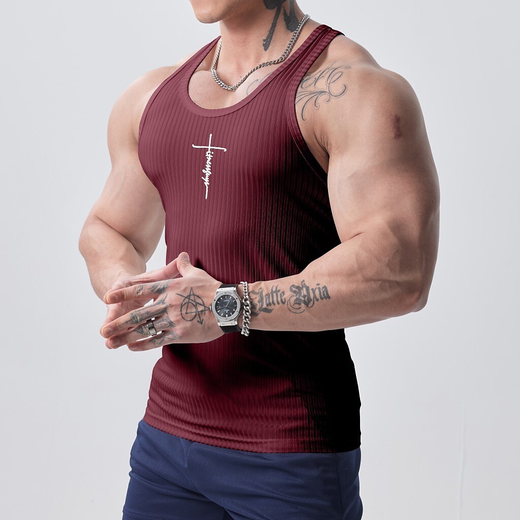 Men's  Tank Top Sleeveless Vest / Gilet Athletic Breathable Quick Dry Moisture Wicking Fitness Gym Workout Running Sportswear