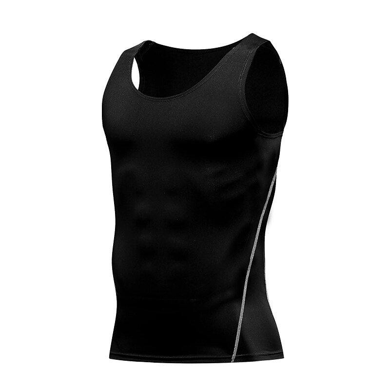 Men's Compression Tank Top Sleeveless Athletic Athleisure Breathable Sweat wicking Fitness Gym Sportswear