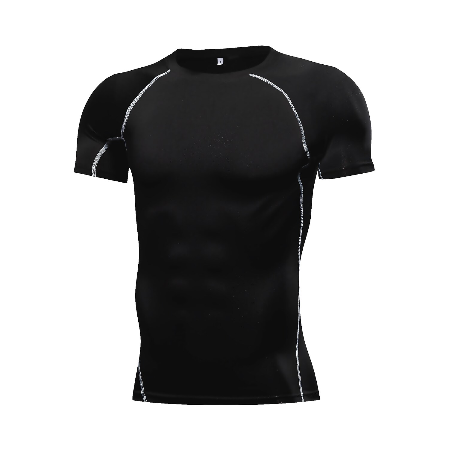 Men's Compression Cycling Jersey Short Sleeve Compression Athletic Breathable Compression Sweat wicking Fitness Gym Workout Running Sportswear