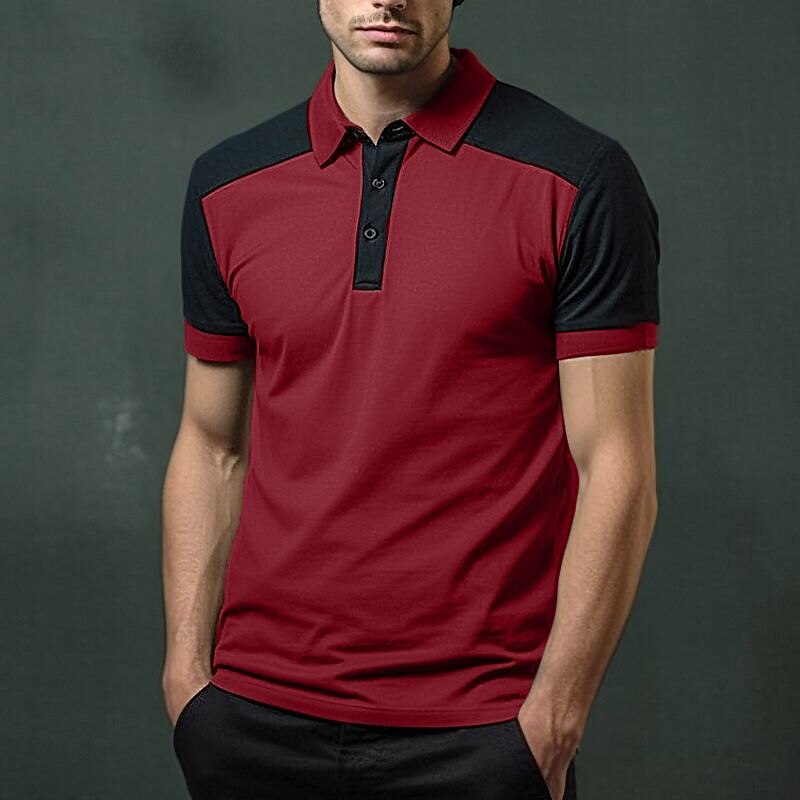 Men's Golf Outdoor Casual Fashion Designer Comfortable Soft Short Sleeves T Shirt