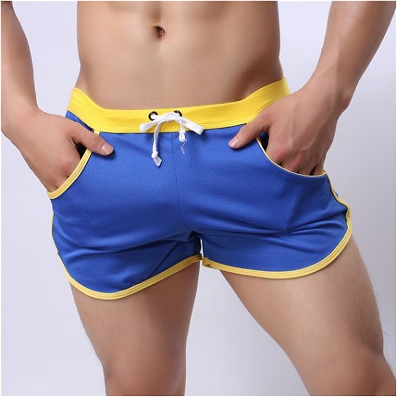 Men's Swim Shorts Swim Trunks Board Shorts 3 inch Elastic Waist Color Block Comfort Breathable Short Sports Bathing 