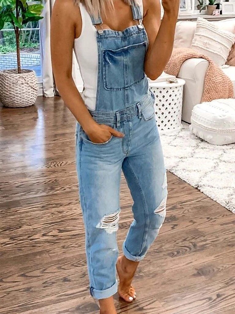 Women's Casual Street Daily Wear overalls