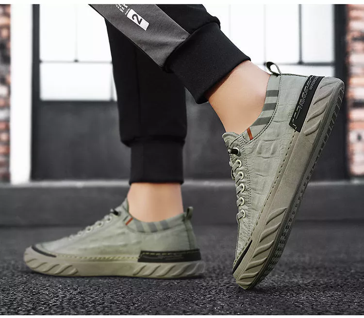 men's all-match breathable casual canvas shoes