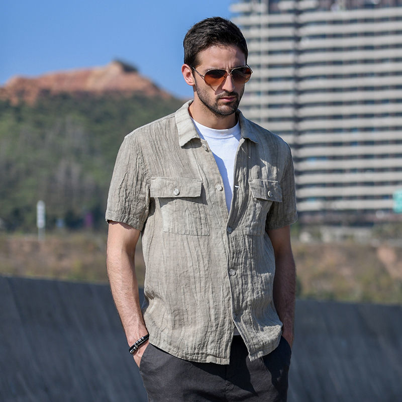 Vintage Linen Casual Shirt