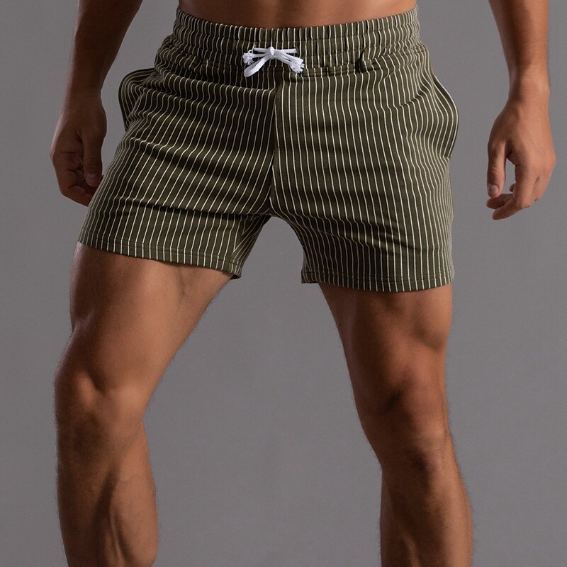 Men's Chino Bermuda Work Workout Pocket Drawstring Elastic Waist Plain Comfort Breathable Sports Outdoor Daily Stylish Casual Shorts