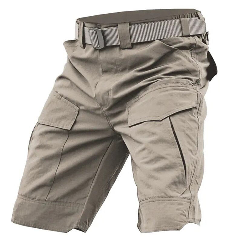 Men's Cargo Shorts Hiking Shorts Plain Comfort Breathable Outdoor Daily Going out Fashion Casual Black Green