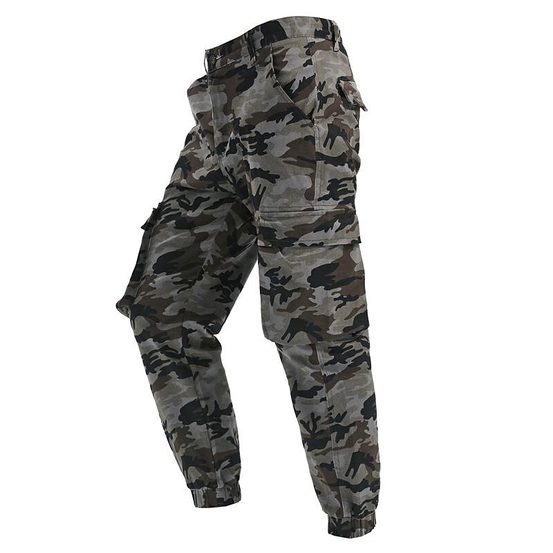 Men's Casual Camouflage Overalls Trousers 