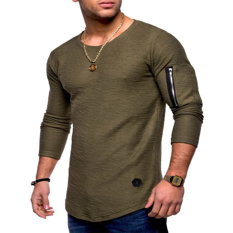 Zachary Solid Color T-shirt