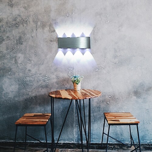 8-Light 19cm LED Wall Light Modern  Mini Style Wall Sconce  Indoor Hallway Aluminum Decorative Wall Lamp Integrated Light Fixture Lighting  85-265V 8W