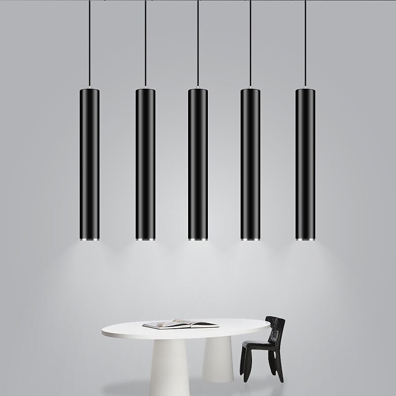 1-Light 6 cm LED Pendant Light Dining Room Metal Cylinder Others Modern Contemporary 110-240V