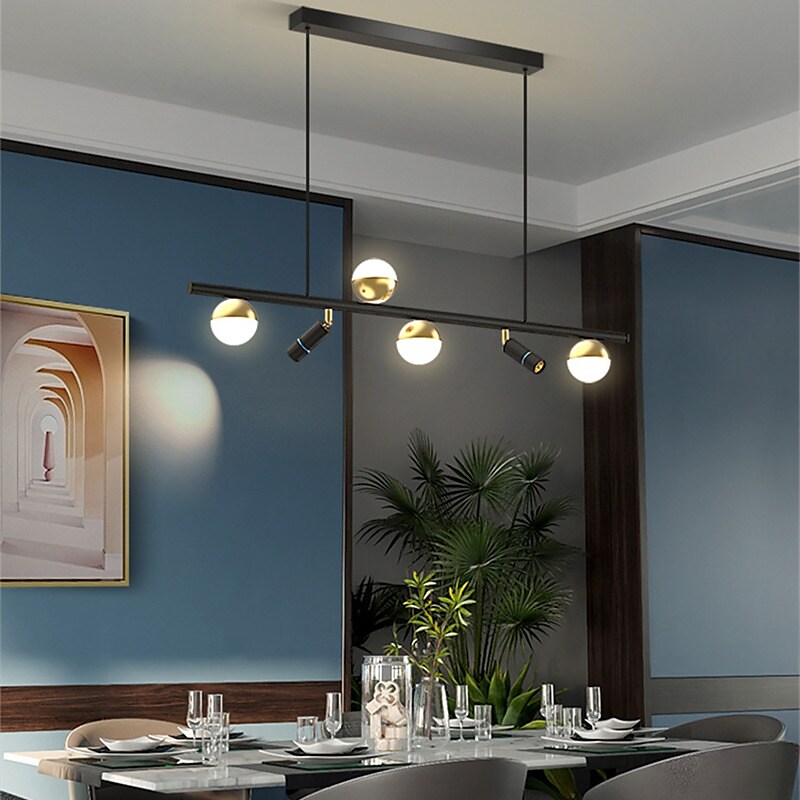 Ceiling Lamp Dining Room Lamp New Long Nordic Creative Personality Cross-Border Dining Table Bar Lamp Dining Room pendant Lamp