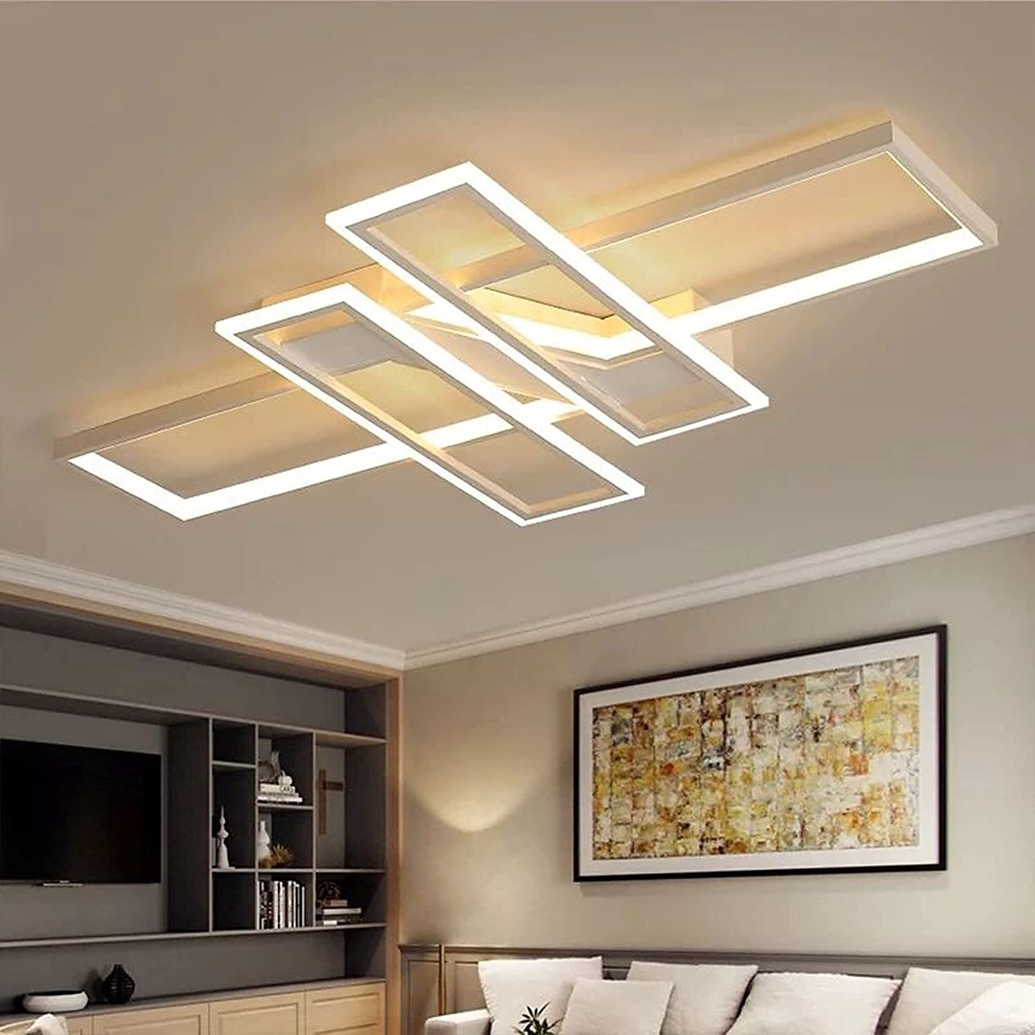 90/120 cm Dimmable Ceiling Light LED Modern Chandelier Acrylic Decorative Lamp AC110V AC220V