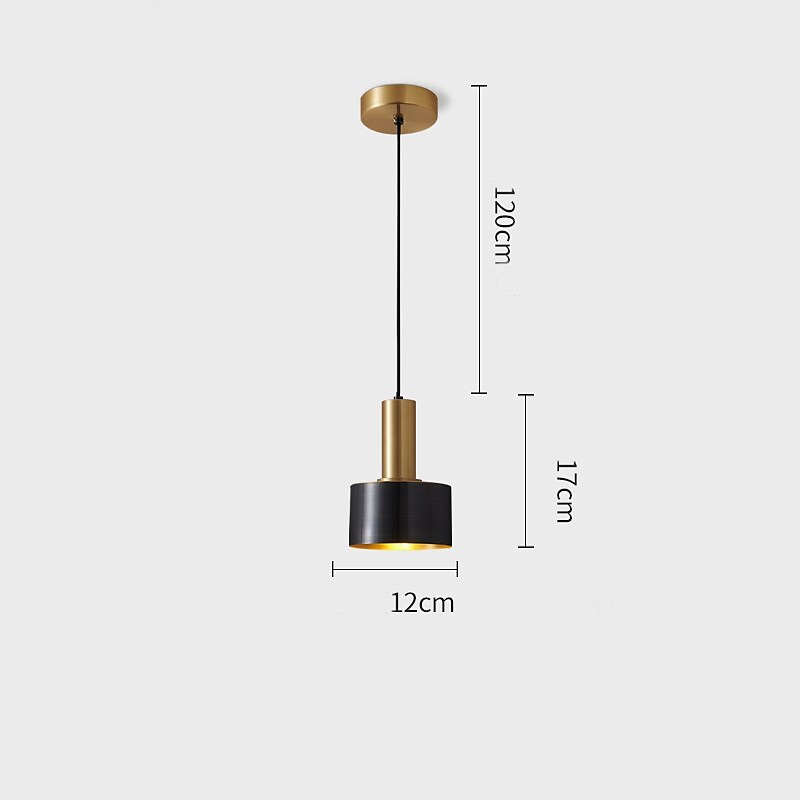 12 cm Pendant Lantern Design Pendant Light Copper Modern Nordic Style 110-120V 220-240V