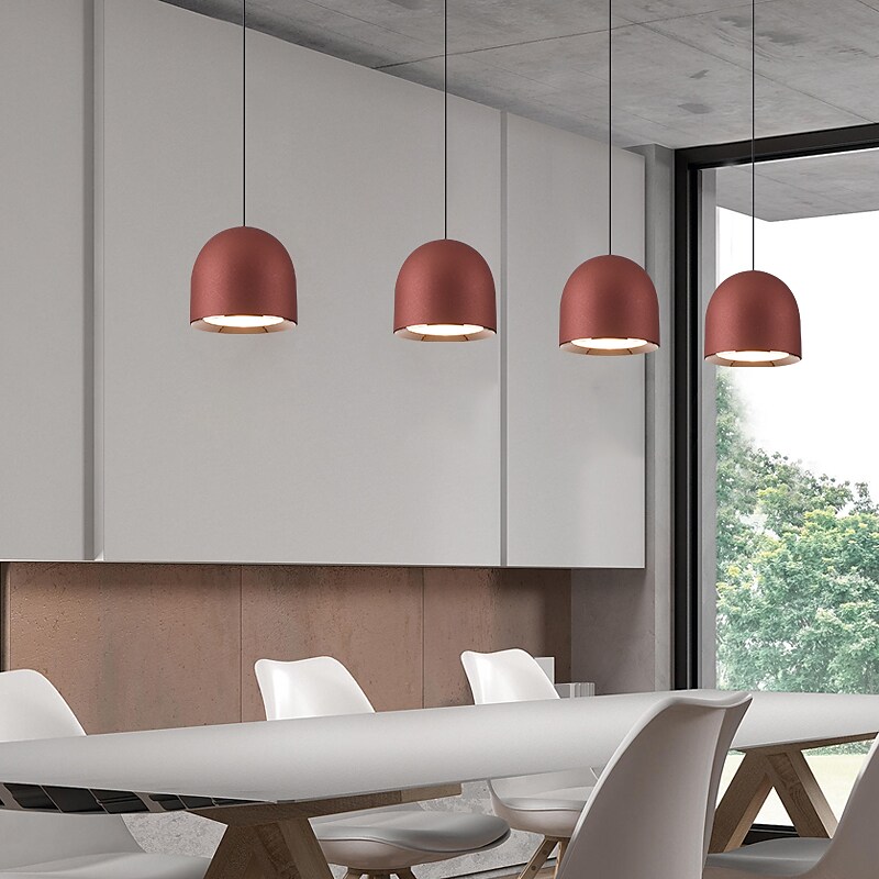 10 cm Single Design Pendant Light LED Island Light Glass Nordic Style Bedside Dining Room Bedroom Bar