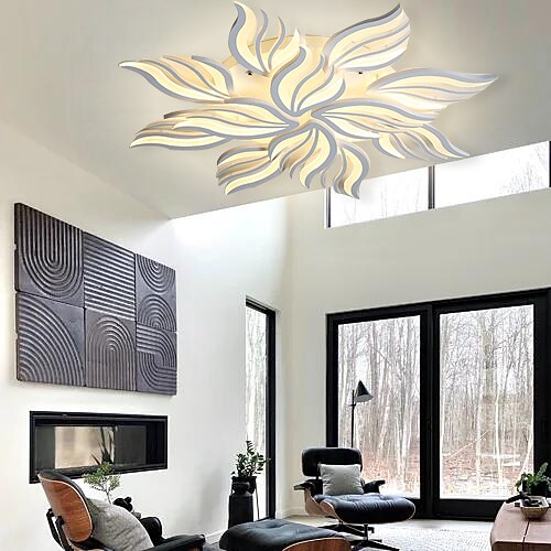 Dimmable Cluster Design Ceiling Lights Plastic Artistic Style Modern S