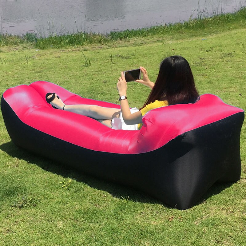 Lazy Inflatable Sofa Portable Outdoor Beach Air Sofa