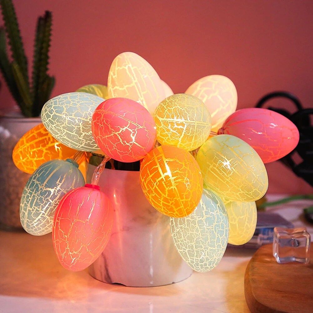 Easter Colorful Eggs Fairy String Lights 2M/6.56FT 10LEDs