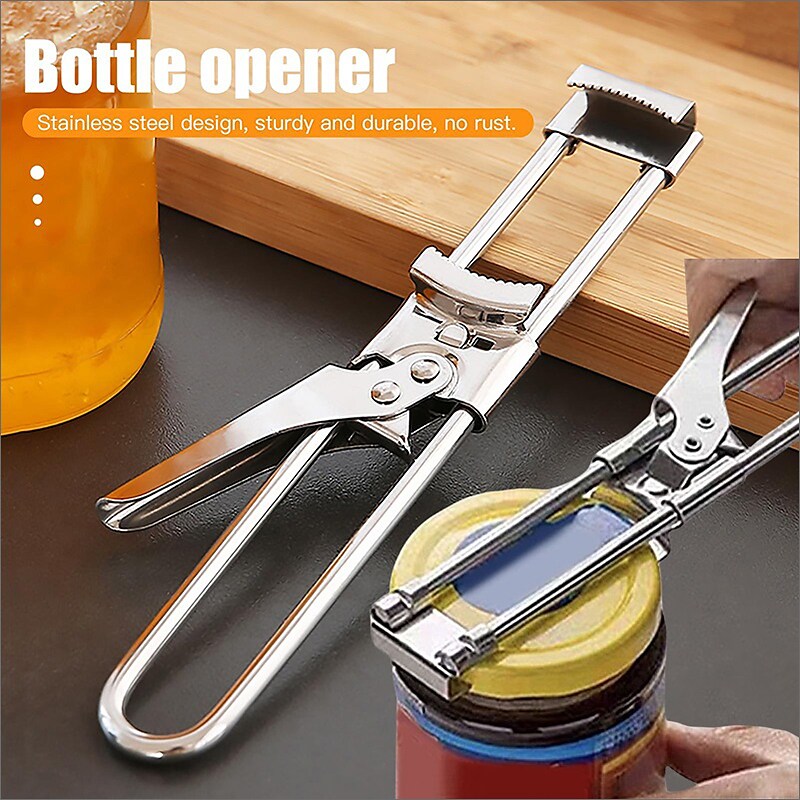 50% OFF🎁Adjustable Multifunctional Stainless Steel Can Opener