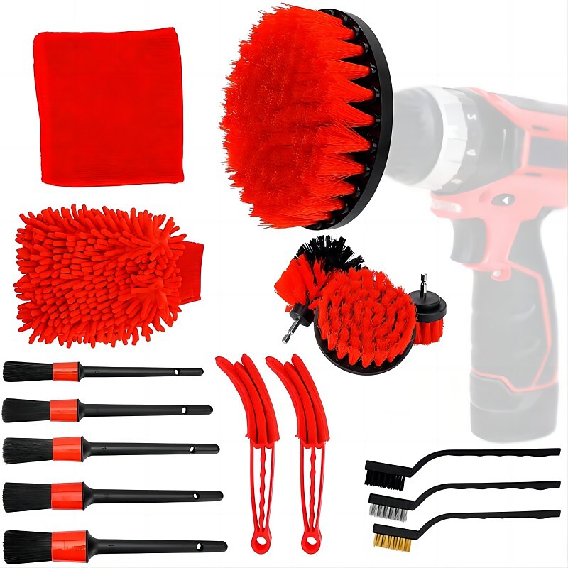Power Drill Cleaning Accessory brush, 16pcs