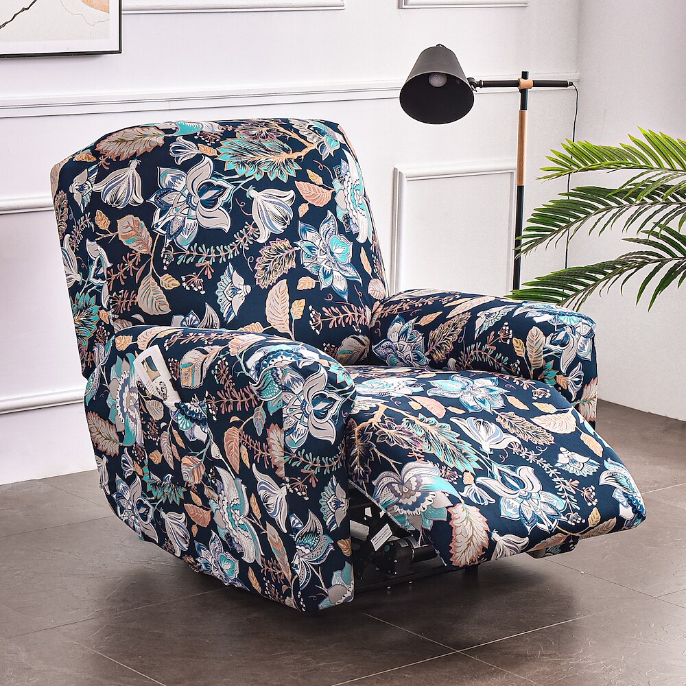 Stretch Recliner Slipcover Recliner Chair Cover with Side Pocket