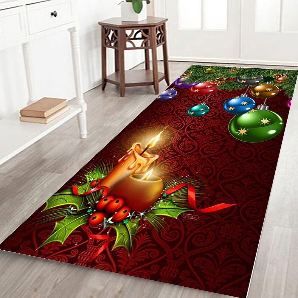Christmas Flannel Floor Mats  Home Entrance Mattresses