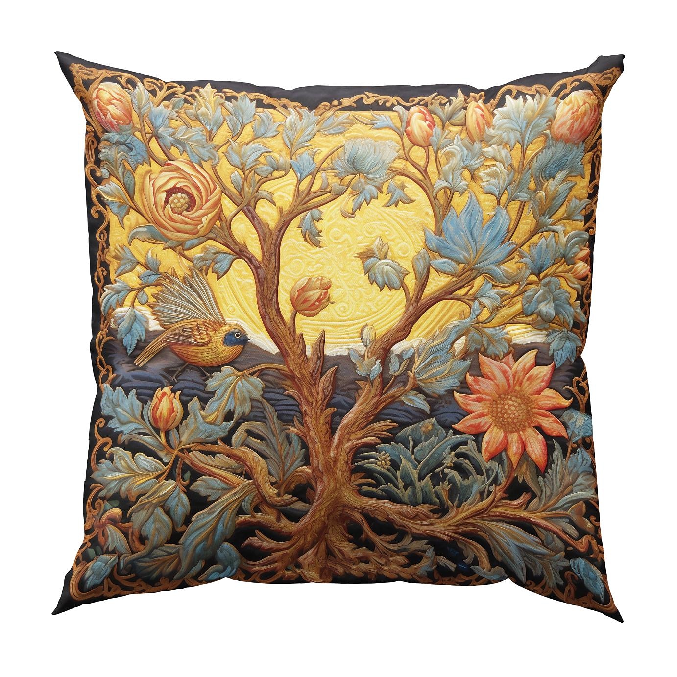 Tree of Life Double Side Pillow Cover 4PC Soft Decorative Square Cushion Case Pillowcase for Bedroom Livingroom Sofa Couch Chair 2023 - US $15.99 –P15