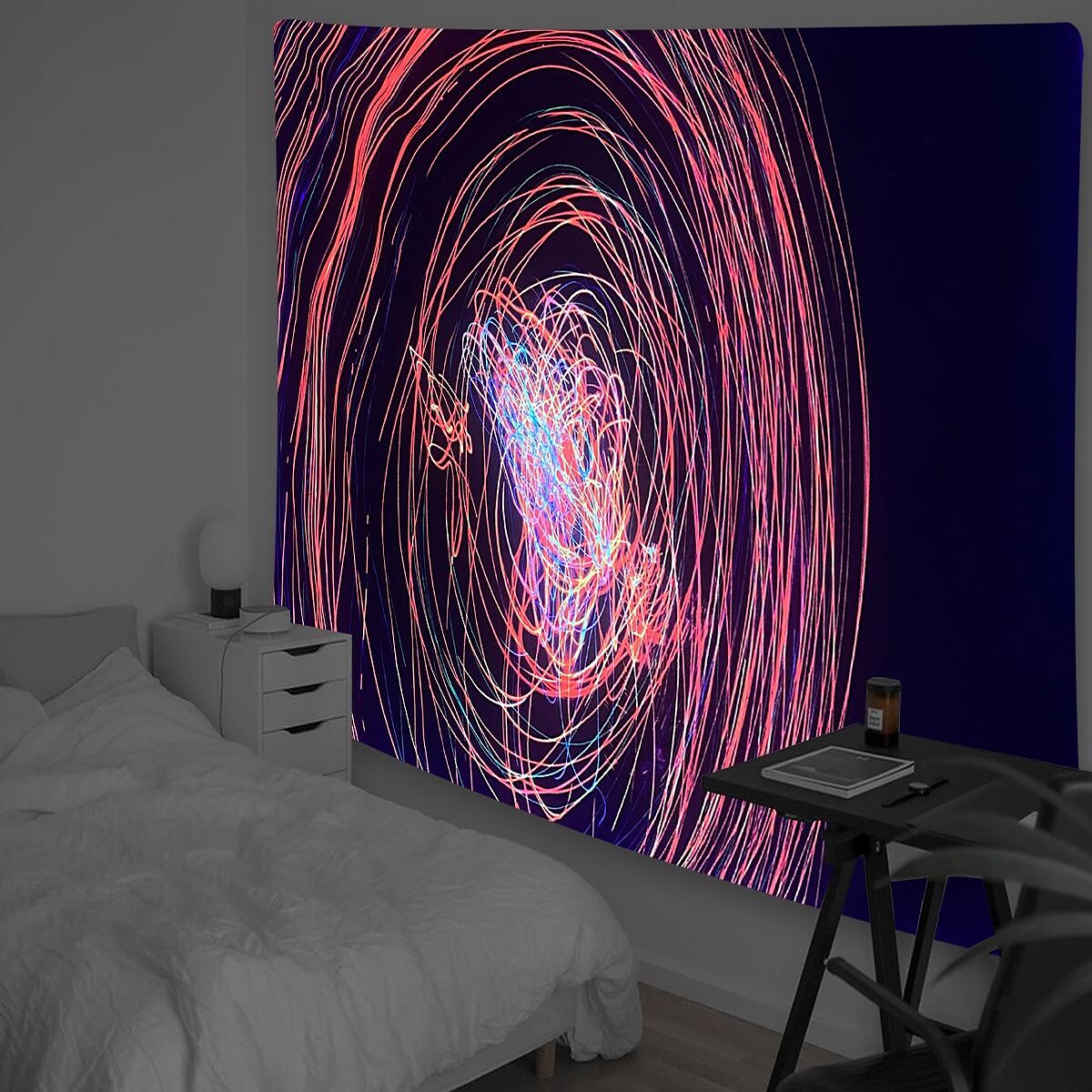 fluorescent Wall Tapestry luminous hanging original background cloth 