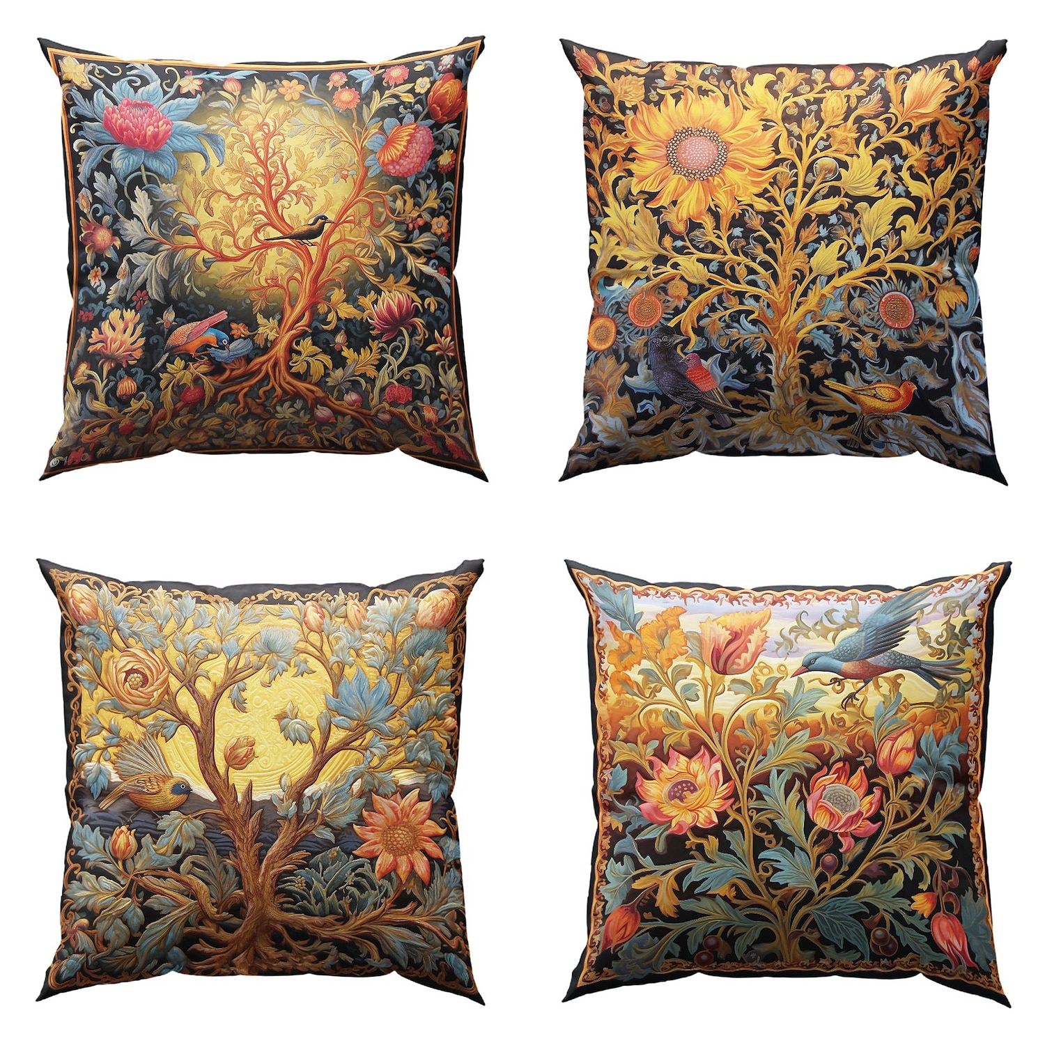 Tree of Life Double Side Pillow Cover 4PC Soft Decorative Square Cushion Case Pillowcase for Bedroom Livingroom Sofa Couch Chair 2023 - US $15.99 –P6