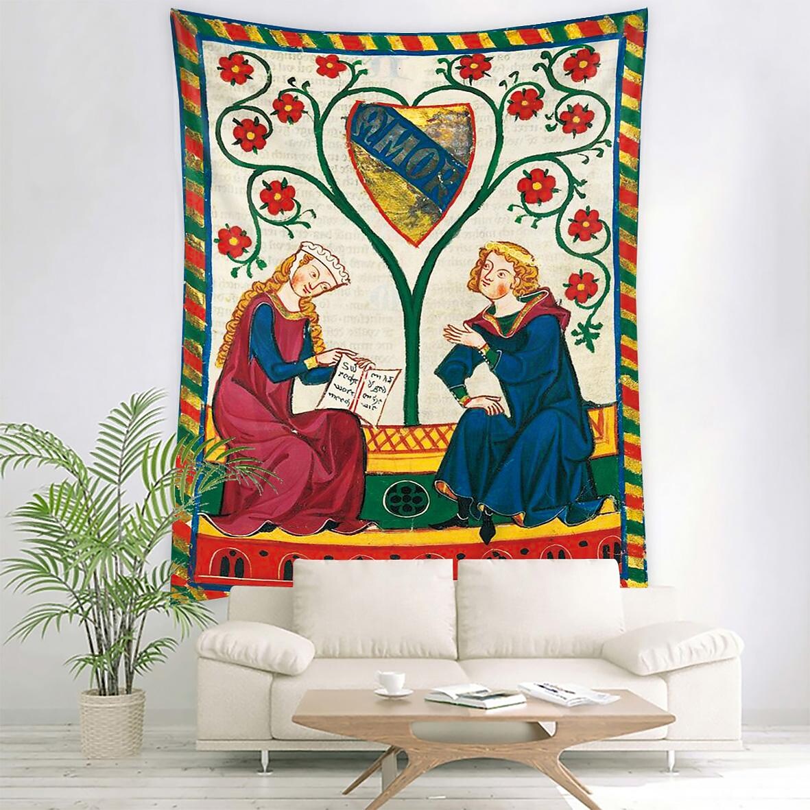 Medieval Large Wall Tapestry Art Decor