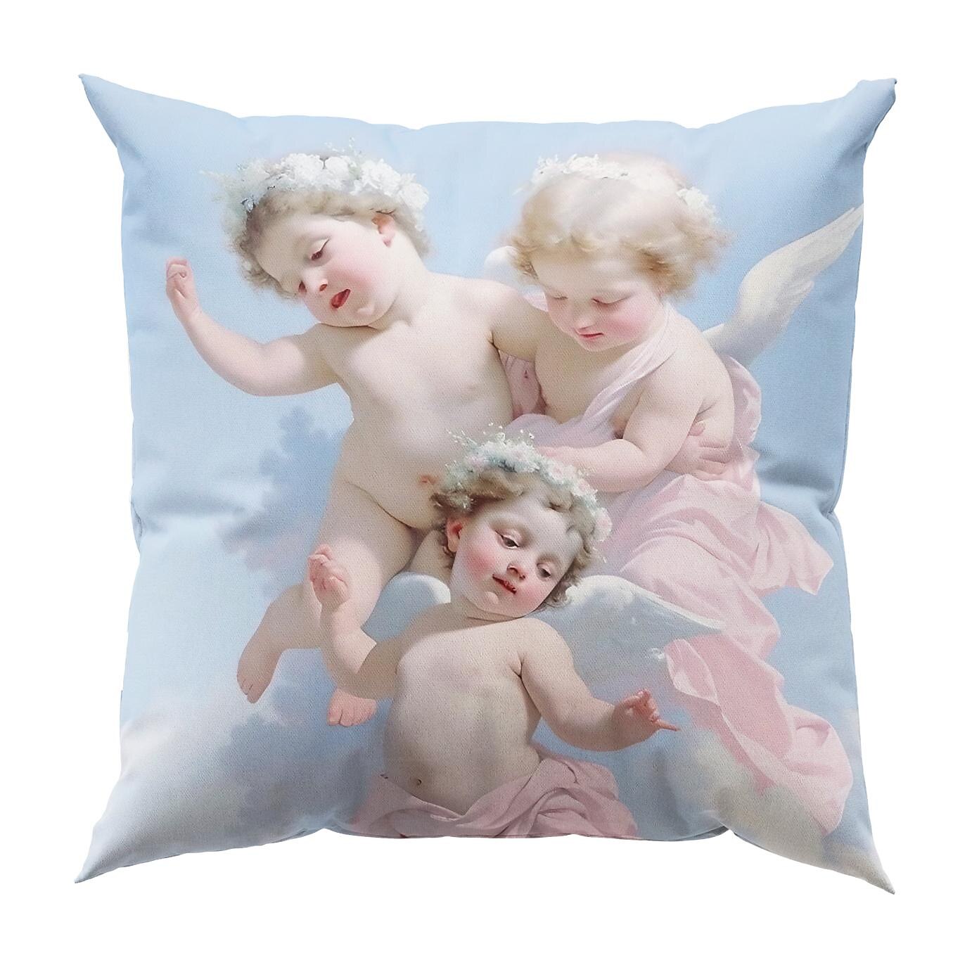 Renaissance Angels Double Side Pillow Cover 4PC Soft Decorative Square Cushion Case Pillowcase for Bedroom Livingroom Sofa Couch Chair 2023 - US $14.99 –P10