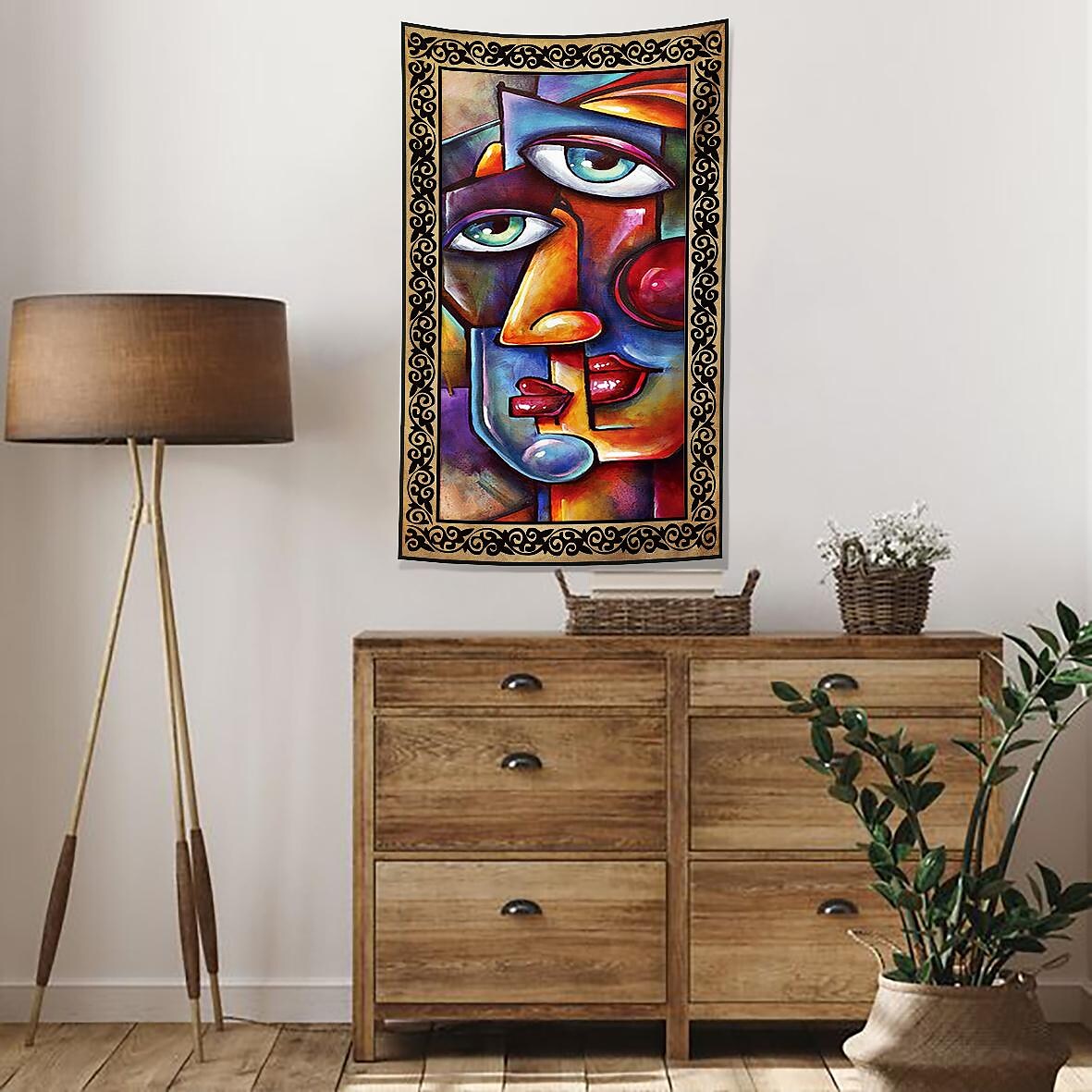 Picasso Wall Tapestry Portrait Art Decor Famous Painting