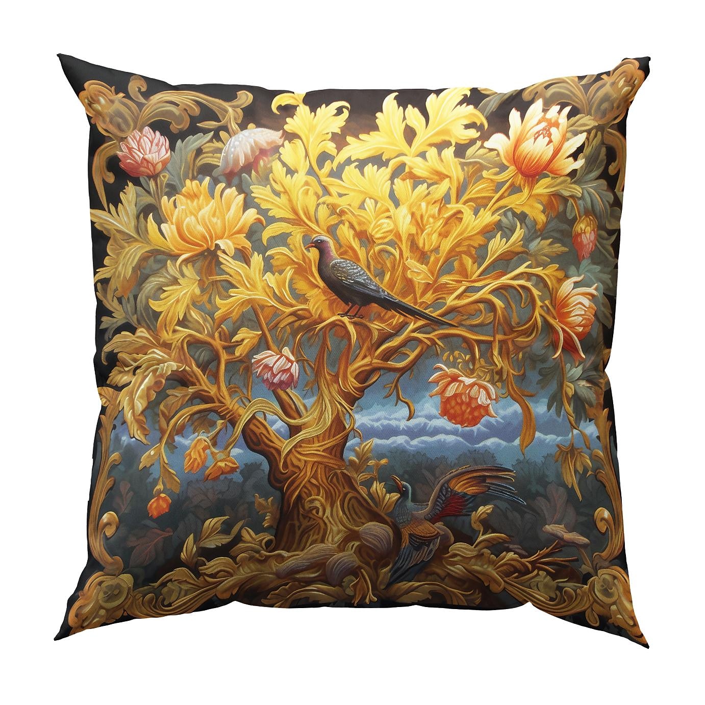 Tree of Life Double Side Pillow Cover 4PC Soft Decorative Square Cushion Case Pillowcase for Bedroom Livingroom Sofa Couch Chair 2023 - US $15.99 –P13