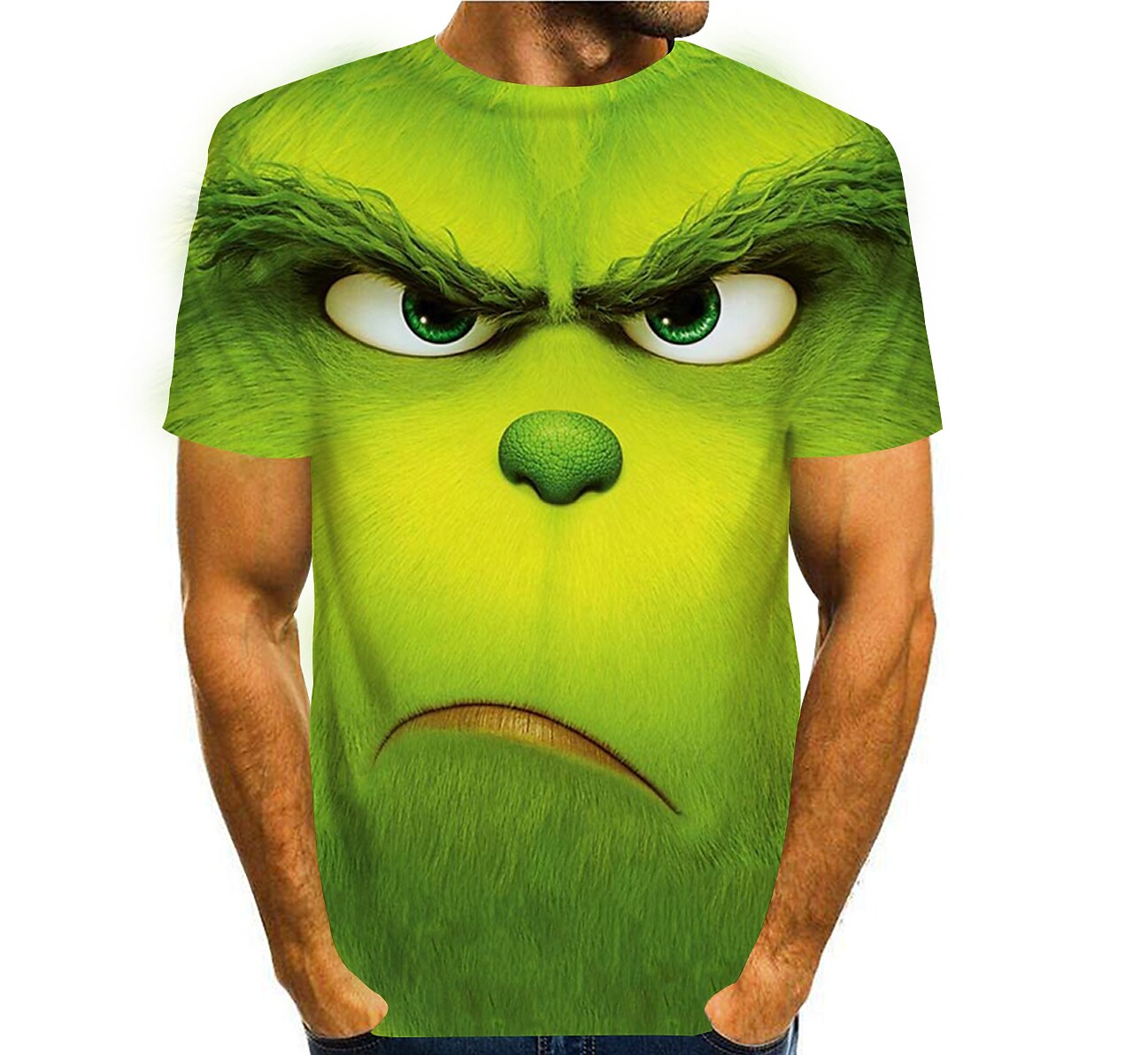 Men's T-shirt  3D Print Animal Short Sleeve Tops