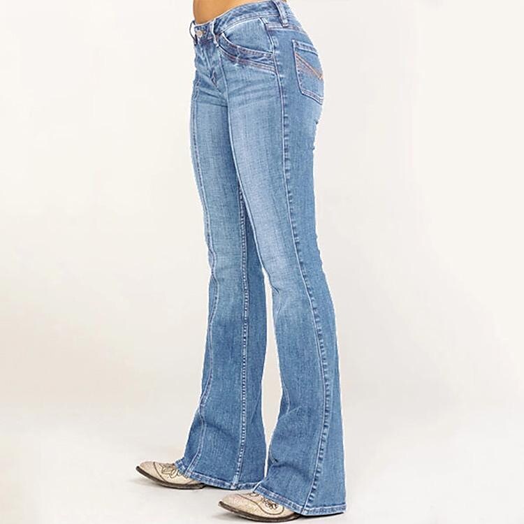 Women's Flared Jeans Pants
